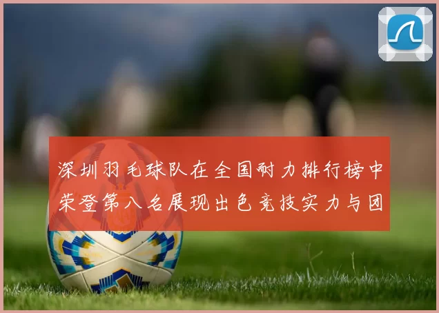 深圳羽毛球队在全国耐力排行榜中荣登第八名展现出色竞技实力与团队精神